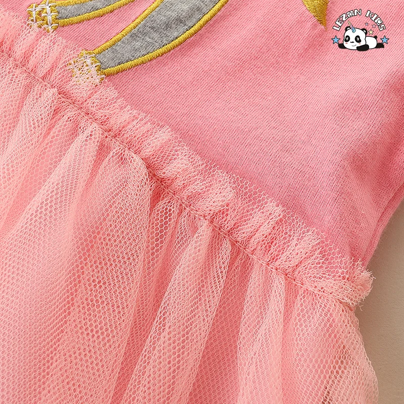 Autumn fashion embroidery long sleeve ballet tutu dresses children girl summer dresses - Product Image