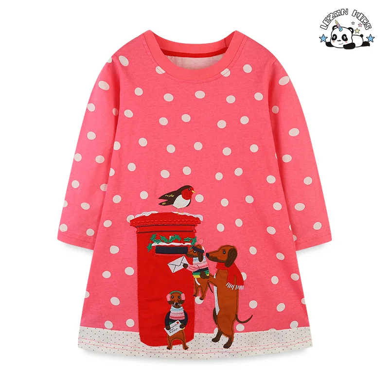 Autumn fashion embroidery long sleeve ballet tutu dresses children girl summer dresses - Product Image