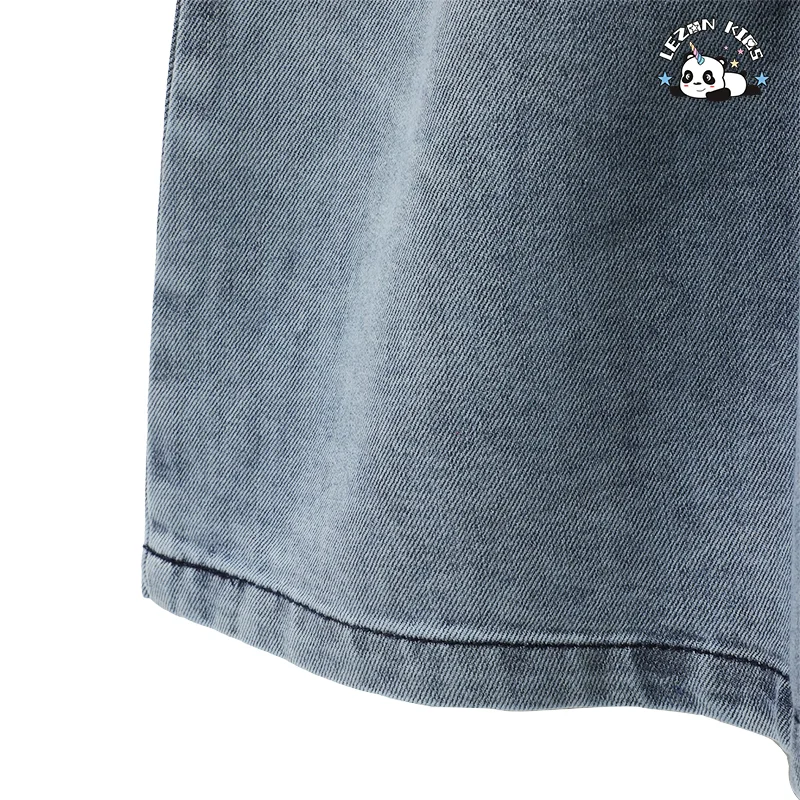 Best New Product 2024 Soft Denim Frock Design Girls Dresses 2-12 Children Clothing - Product Image