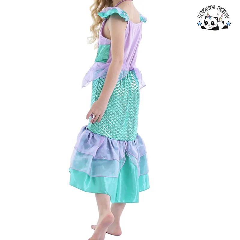 Children's Clothes Summer New Princess Skirt Mermaid Girl Dress Halloween Performance Costume - Product Image