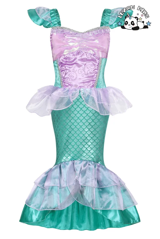 Children's Clothes Summer New Princess Skirt Mermaid Girl Dress Halloween Performance Costume - Product Image