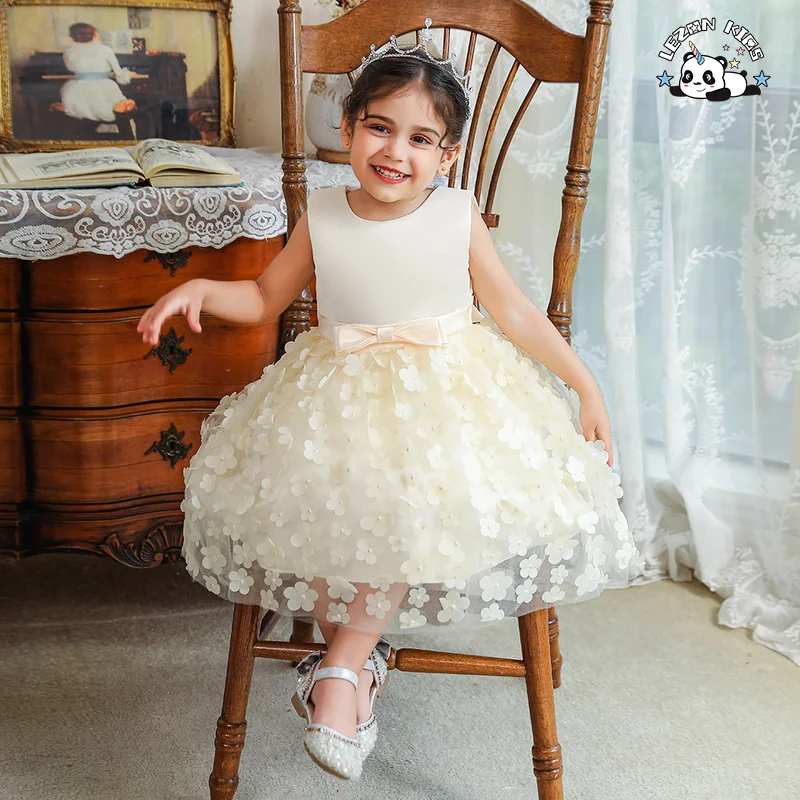 Children's wear Summer Princess dress new baby's first birthday dress sundress girl catwalk dress - Product Image