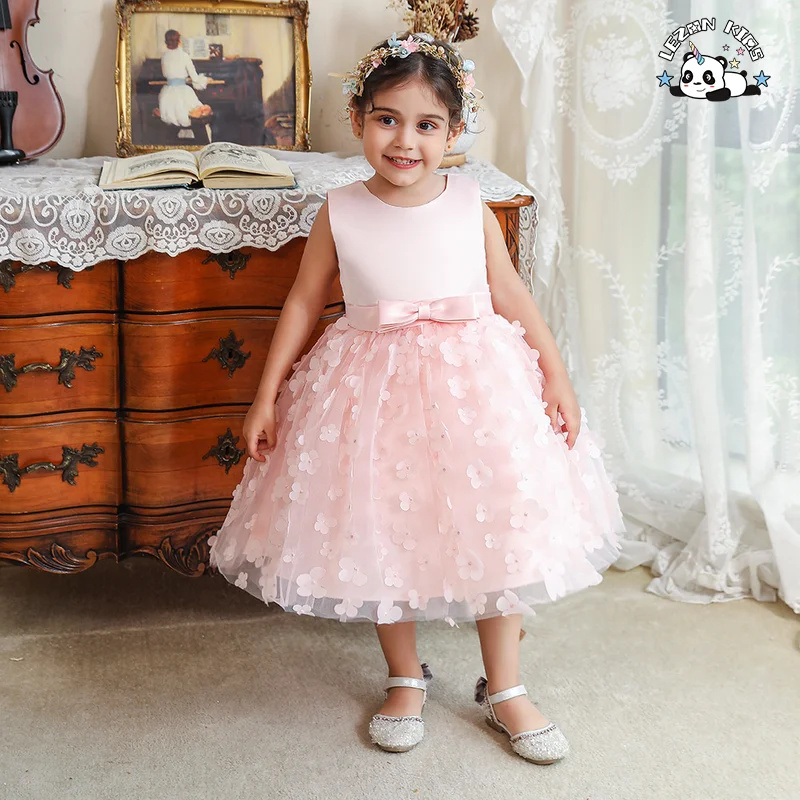Children's wear Summer Princess dress new baby's first birthday dress sundress girl catwalk dress - Product Image