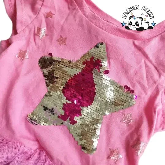 Custom Children Clothing Flip Sequin Dress For kids Princess Frocks For 12 Years Girls - Product Image