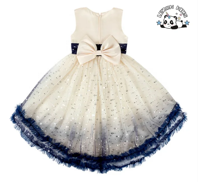 Custom Summer Fluffy Dress Children's Princess Dress Girls Evening Dress for Birthday Party - Product Image