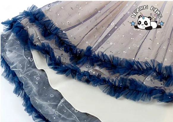 Custom Summer Fluffy Dress Children's Princess Dress Girls Evening Dress for Birthday Party - Product Image