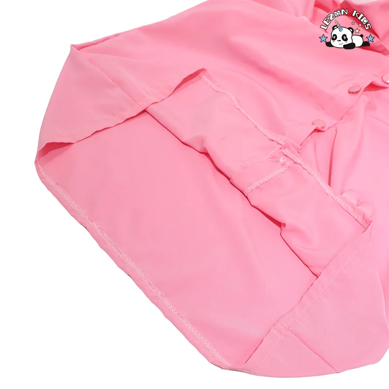 Customizable New Cute Summer Dress Girls Children's Short Sleeve Cartoon Cinnamoroll O-Neck Dress - Product Image