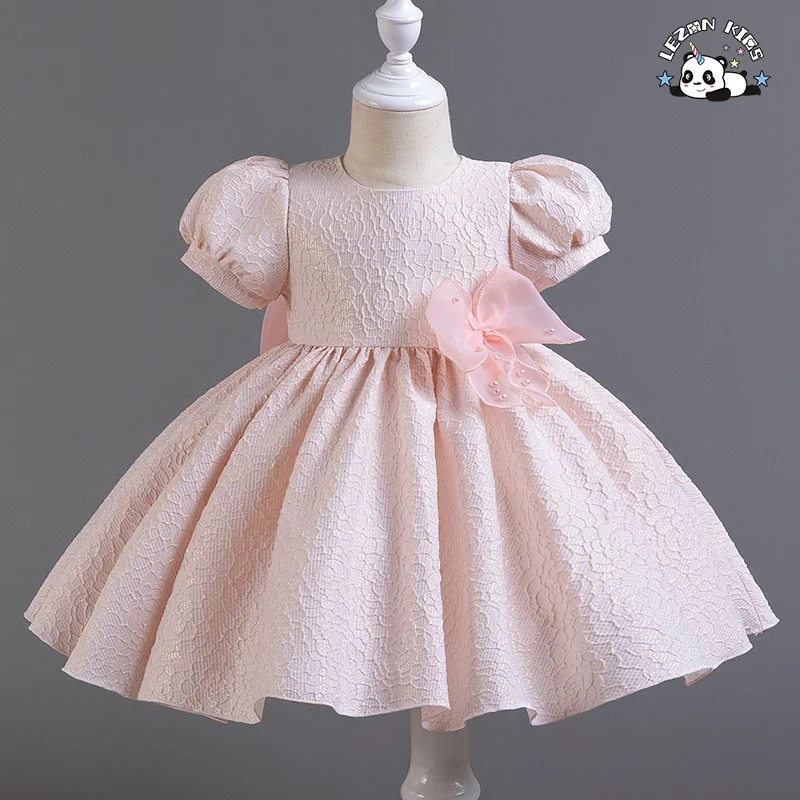 Vestido de festa personalizável OEM ODM para meninas, princesa colorida, fantasia infantil, vestido puff para crianças - Product Image