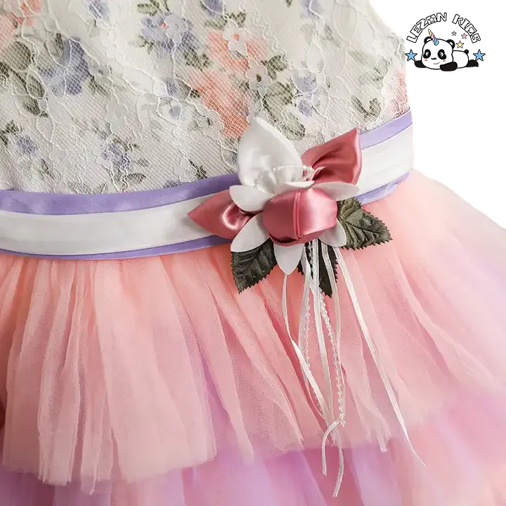 Customizable Wholesale Children's Dress Baby's Birthday Party Performance Dress Cake Dress Foreign Trade Spot - Product Image