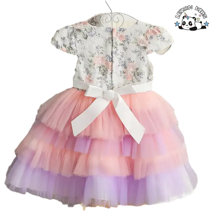 Customizable Wholesale Children's Dress Baby's Birthday Party Performance Dress Cake Dress Foreign Trade Spot - Product Image
