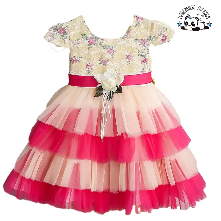 Customizable Wholesale Children's Dress Baby's Birthday Party Performance Dress Cake Dress Foreign Trade Spot - Product Image