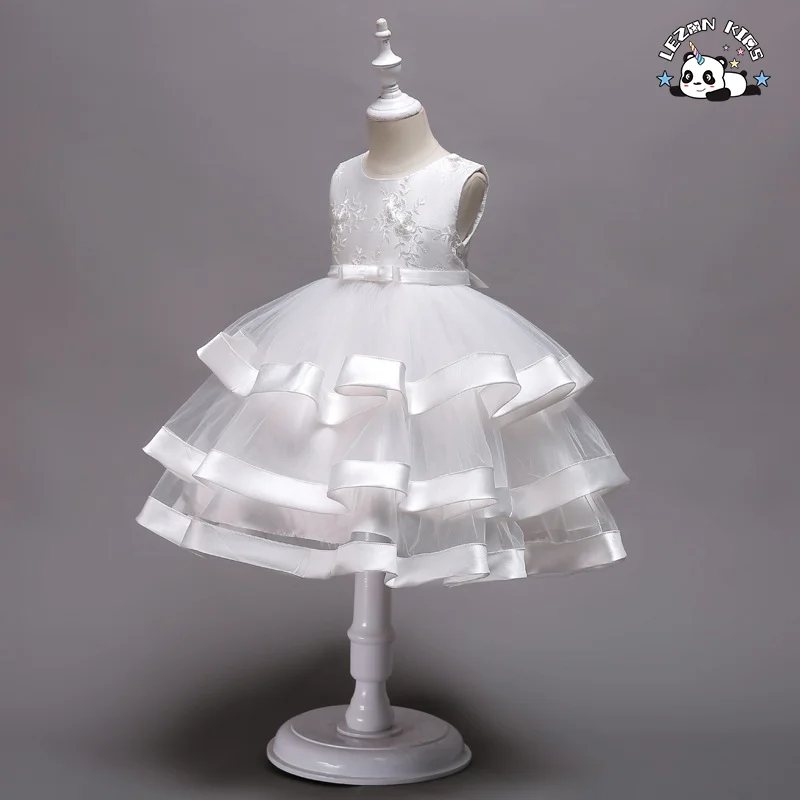 Designer Style Children's Fancy Party Puff Frocks Tulle Dress Girls Occassion Dress for Young Girls - Product Image