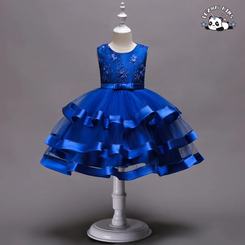 Designer Style Children's Fancy Party Puff Frocks Tulle Dress Girls Occassion Dress for Young Girls - Product Image