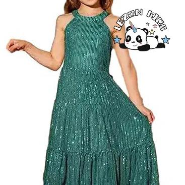 Elegant Sleeveless Girls Dresses Good Quality Cotton Spring Dress 2-12 Years Children Birthday Decorated Bow Inspired Anna Elsa - Product Image