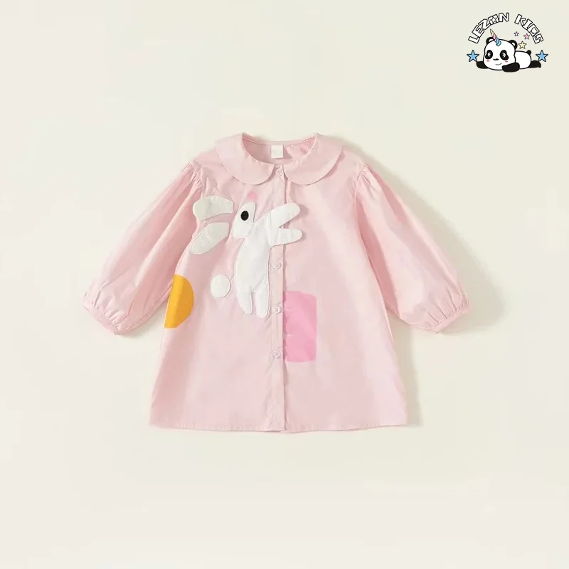 Explosive New Product Sweet Latest Design Long Sleeve Frocks Rabbit Pattern Girls Dresses - Product Image