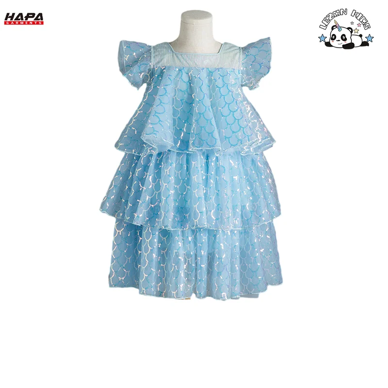 Vestido de Princesa de Malha com Lantejoulas no Estilo Coreano Fashion para Meninas Super Fada - Product Image