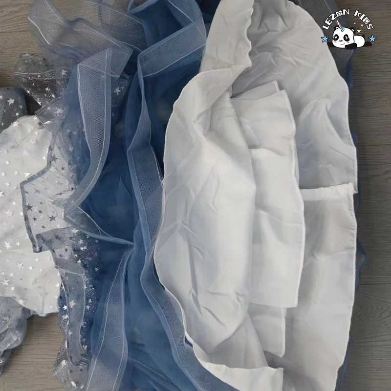 Girls Dress Summer New Little Girl Princess Dress 0-8 Years Old Star Tutu Dress - Product Image