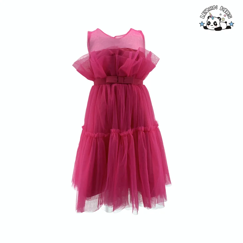Girls' Dress 2023 Summer New Style  Poncho Dress Children's Performance Dress
