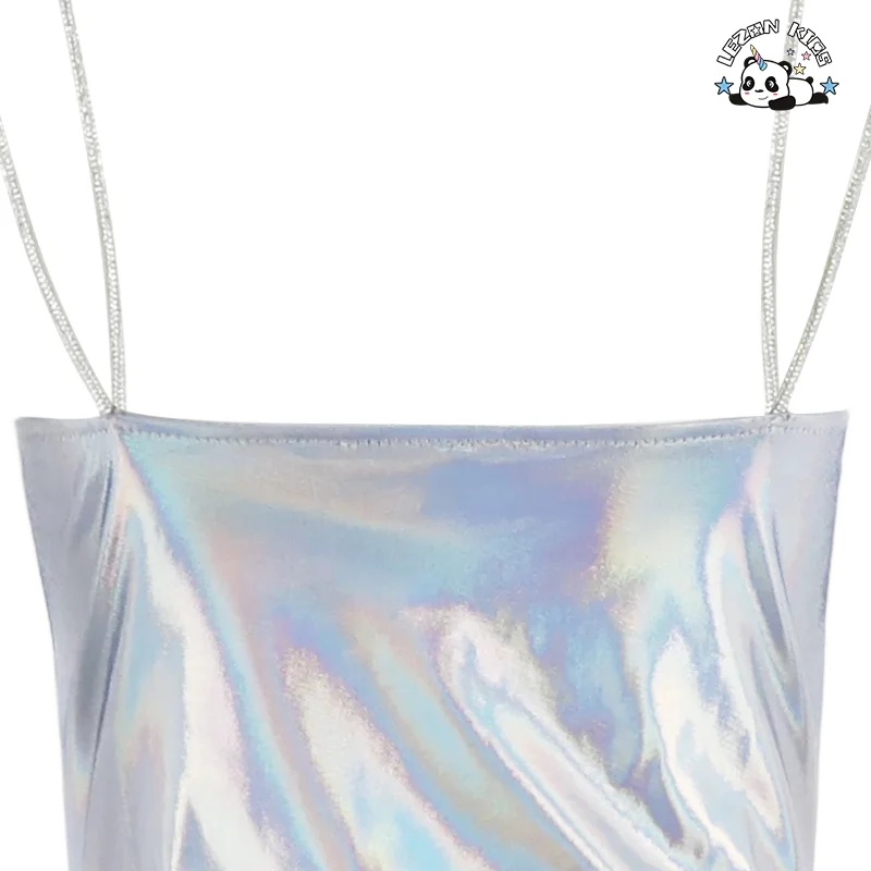 Vestido de festa personalizado com cores ombre para meninas, saia suspensa, vestidos únicos para meninas - Product Image