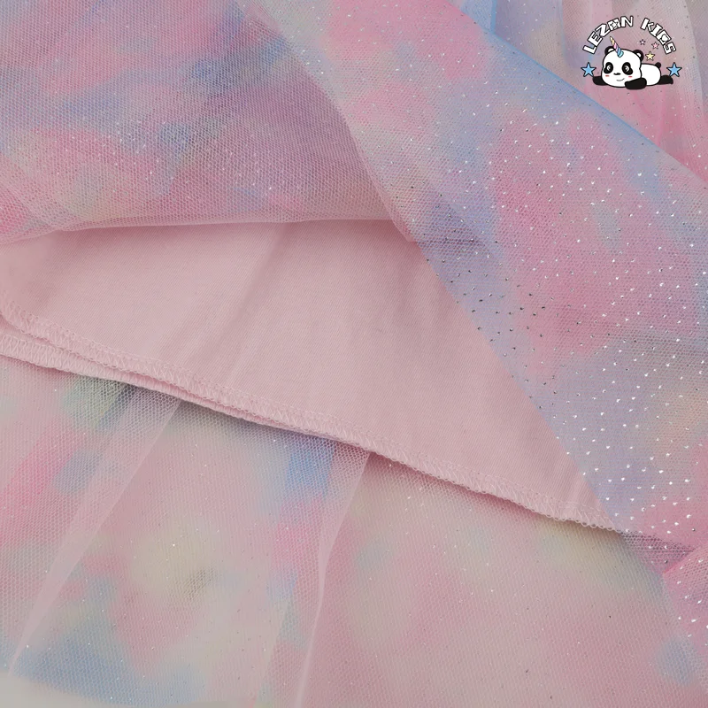Hot Sale Short Sleeves Girls Princess Dresses for Kids Short Sleeve Tulle for Girls - Product Image