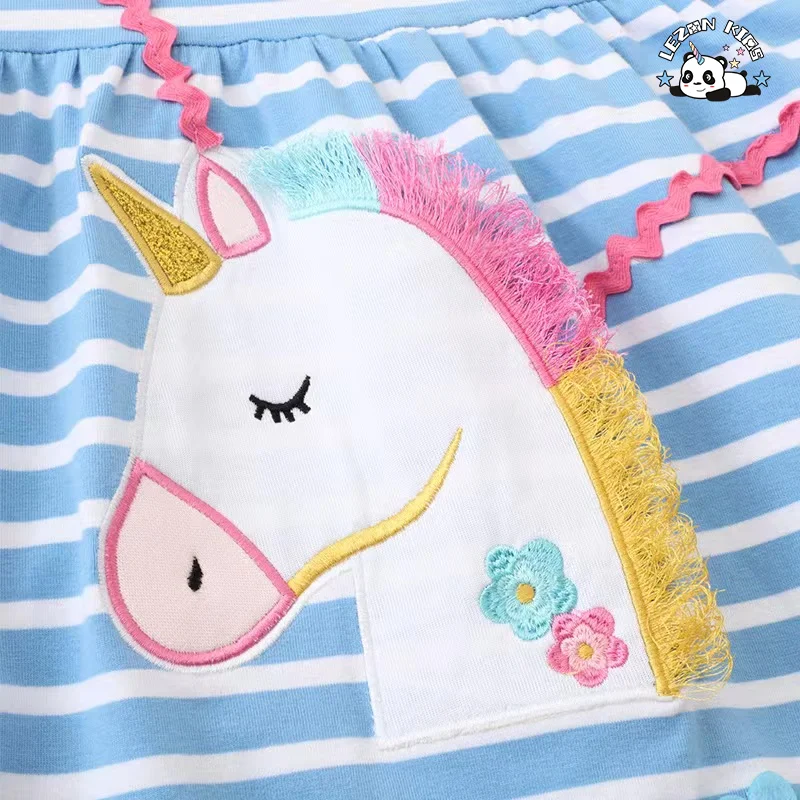 Hot Sale Thickness Cotton Custom Birthday Party Dress Up Clothing for 2 to 14T Children - Product Image