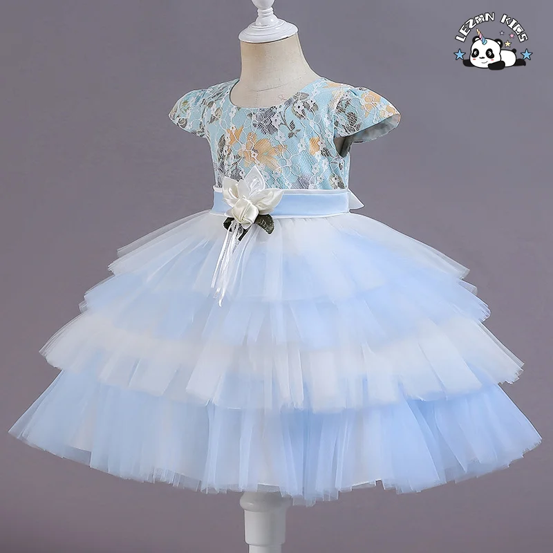 Latest Party Wear Children Birthday Dress 1 Year Old Dresses For Girl Party Wear - Product Image