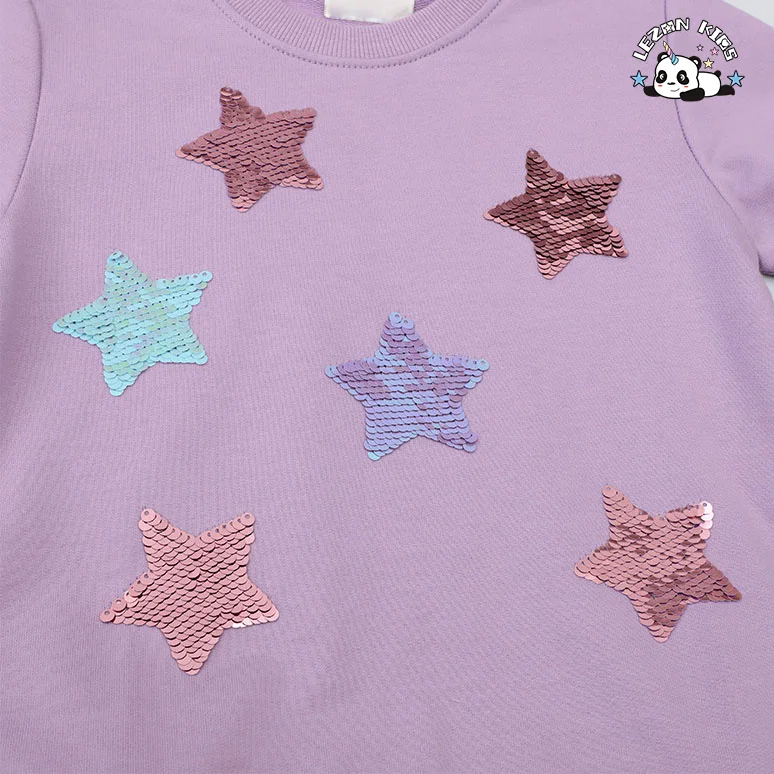 Modern Customizable Color Children Dress Kids Summer Cotton Baby Girl Skirt Short Sleeve Fancy Printed Pattern for 2 to 14T - Product Image