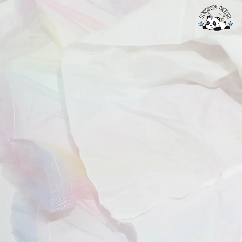 Nova saia de tule para crianças de verão Comprimento do joelho Vestidos para festa de aniversário Doce vestido de princesa colorido para meninas - Product Image