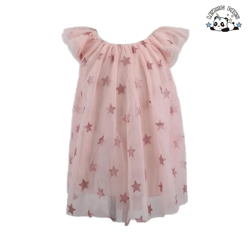 New Fashion Sleeveless Tutu Princess Clothing unicorn Embroidery Craft Summer Party Girls Dress