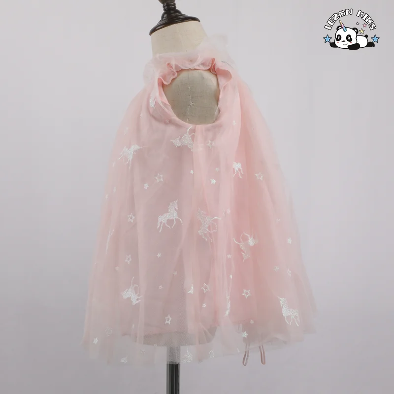 New Fashion Sleeveless Tutu Princess Clothing unicorn Embroidery Craft Summer Party Girls Dress - Product Image