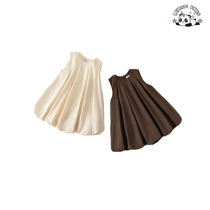 Nova Ideia de Produto Vestidos Puros com Flores para Meninas para Festa de Casamento Últimos Desenhos de Roupas para Crianças