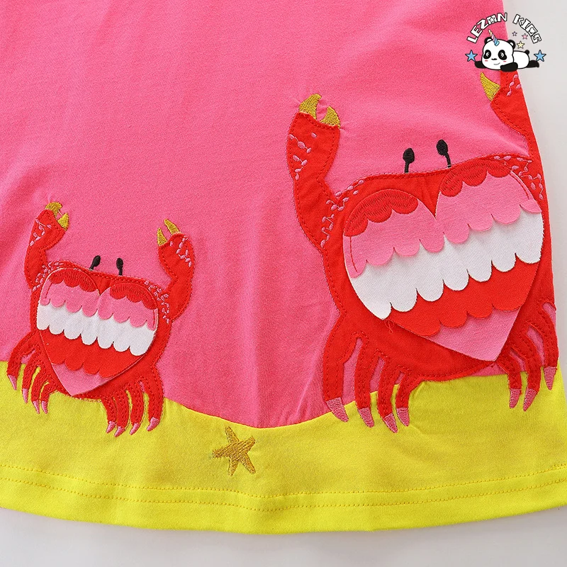 Vestidos Personalizados para Meninas da Fábrica ODM Elegantes Vestidos Florais de Manga Longa Casuais para Festas para 2-14 Anos - Product Image