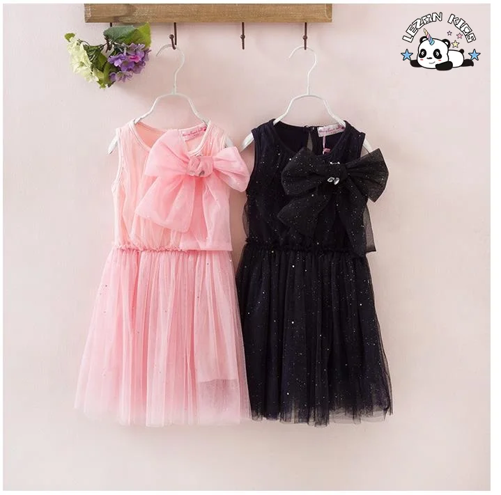 OEM Girls Mesh Tutu Dress Kids Butterfly Mesh Party Dress Evening Party Princess Dress for Kids