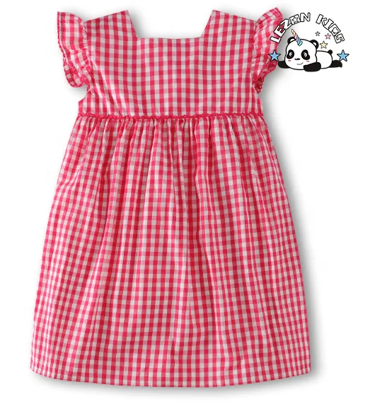 OEM Wholesale Custom Kids Clothing Kids Fashionable Flowers Beautiful Design Girls Dress - Product Image
