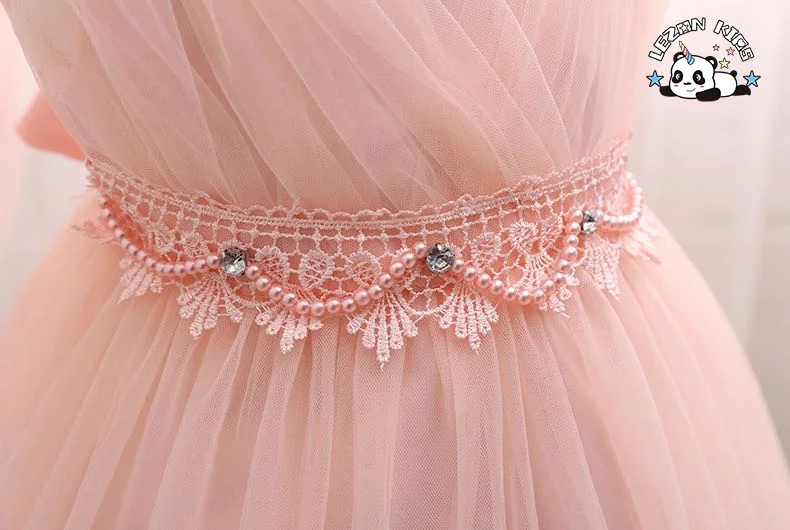 Princess Dress Kids Toddler Baby Children Clothing Party Birthday Wedding Summer Short Sleeve Casual Girls Dress - Product Image