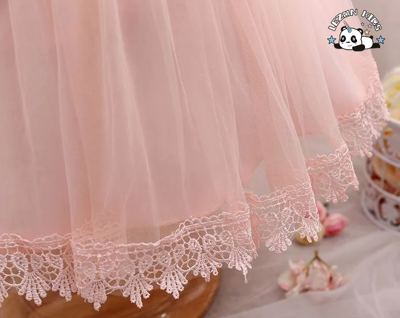 Princess Dress Kids Toddler Baby Children Clothing Party Birthday Wedding Summer Short Sleeve Casual Girls Dress - Product Image