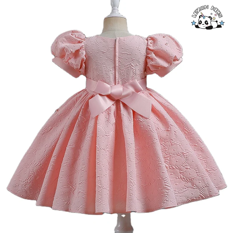 Princess Flower Girl Dress Summer Tutu Wedding Birthday Party Kids Dresses for Girls Teenager Prom Designs Dress - Product Image