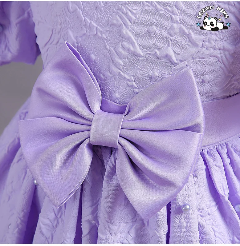 Princess Flower Girl Dress Summer Tutu Wedding Birthday Party Kids Dresses for Girls Teenager Prom Designs Dress - Product Image