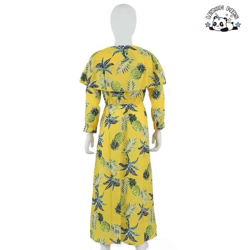 Vestido Conservador de Saia Longa para Meninas Árabes do Oriente Médio com Roupas Étnicas Muçulmanas para Turismo em Dubai na Arábia Saudita - Product Image