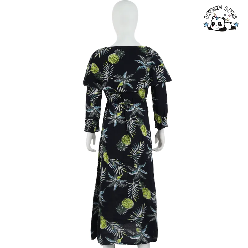 Vestido Conservador de Saia Longa para Meninas Árabes do Oriente Médio com Roupas Étnicas Muçulmanas para Turismo em Dubai na Arábia Saudita - Product Image