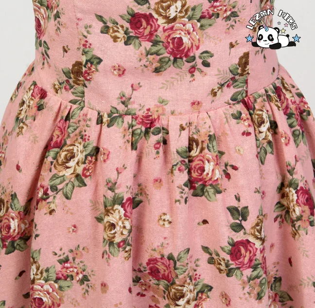 Varejo de Vestido de Festa de Bolinha de Manga Curta de Outono para Mulheres Personalizável com Design Retro e Tecido de Tule para Crianças de 2 a 14 Anos - Product Image