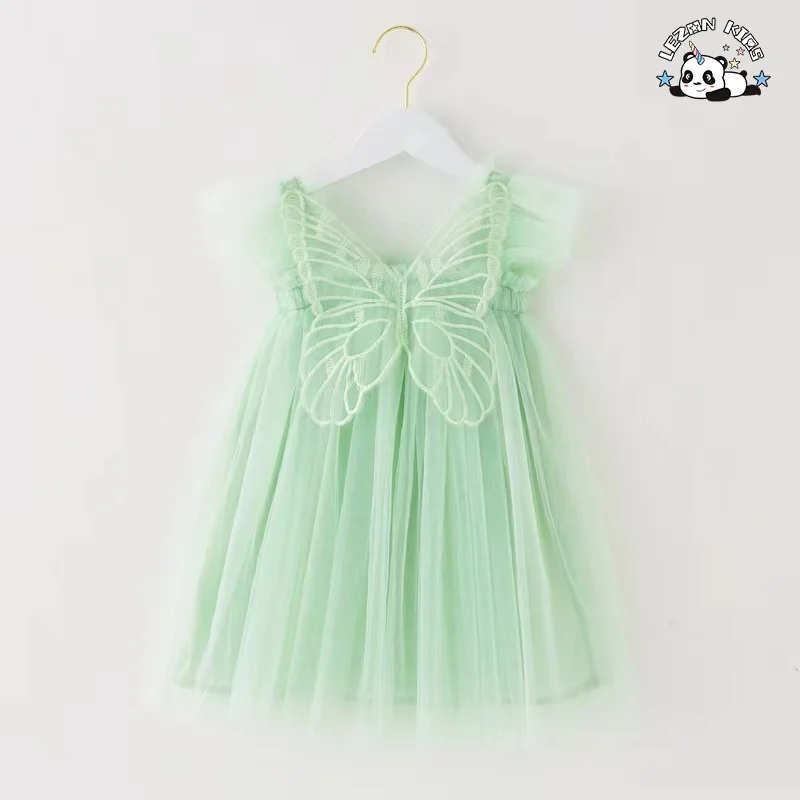 Wholesale New Design sleeveless summer cool latest tulle children tutu dresses for girls kids