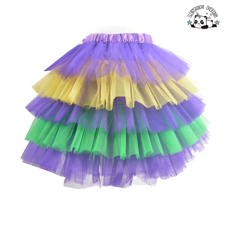 2024 New Girl Soft Tulle Short Skirt Baby Cake Layered Skirt Dancing Tutu Skirt
