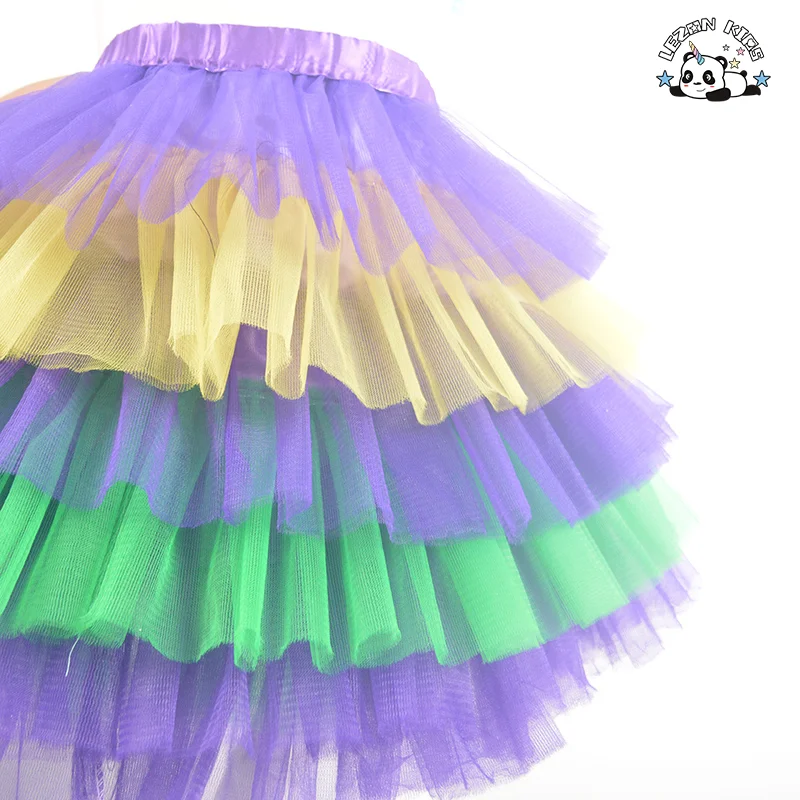 2024 New Girl Soft Tulle Short Skirt Baby Cake Layered Skirt Dancing Tutu Skirt - Product Image