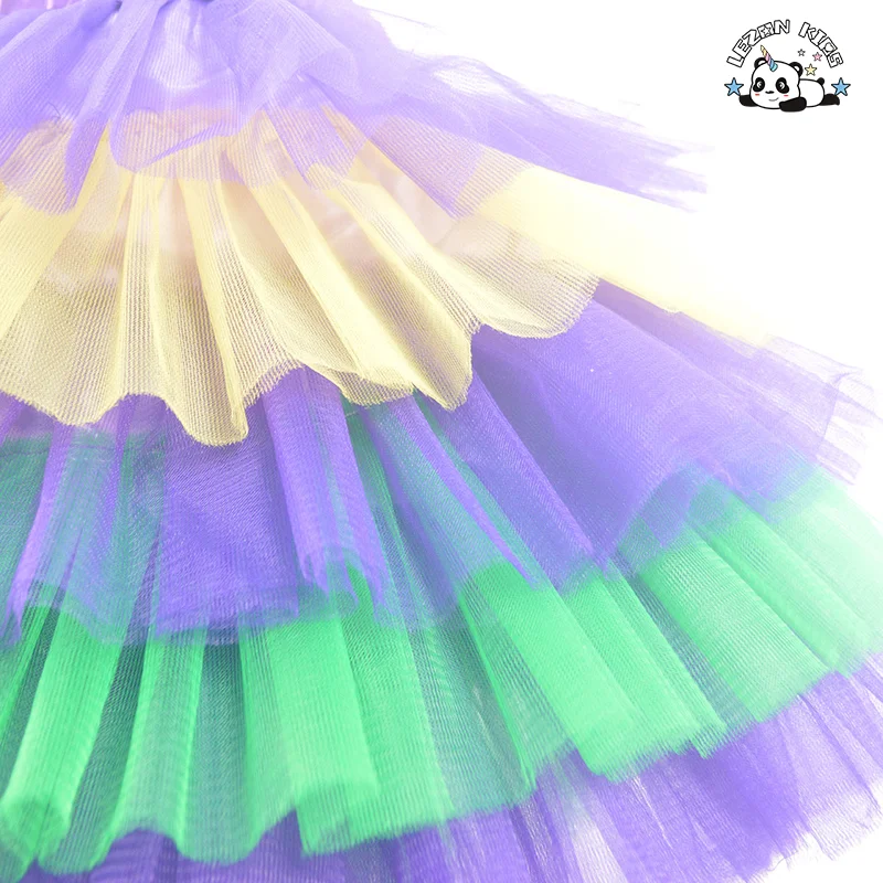 2024 New Girl Soft Tulle Short Skirt Baby Cake Layered Skirt Dancing Tutu Skirt - Product Image
