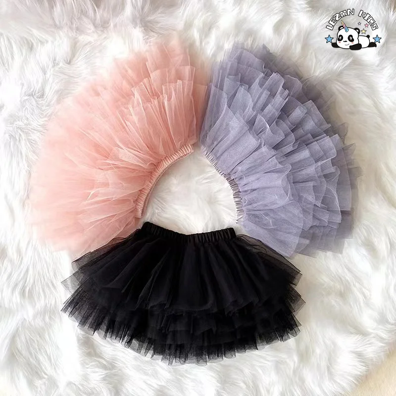Colors Customization Girls Tutu Ruffle Girls Dress with Petti Skirt for 2 to 12T - Product Image