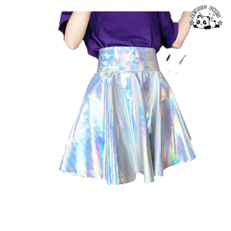 Custom Children Clothing Girls Skirt Laser Metal Skirt For 2-14Years - Product Image