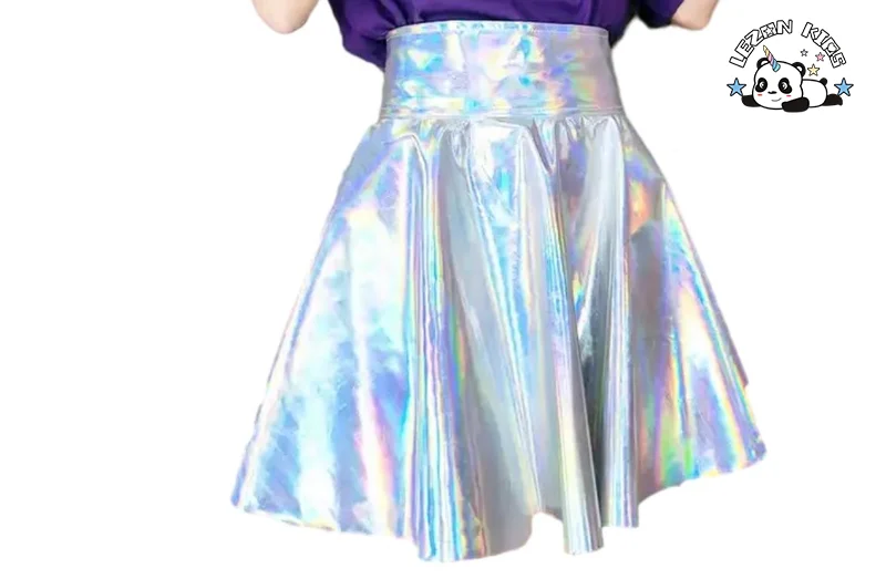 Custom Children Clothing Girls Skirt Laser Metal Skirt For 2-14Years - Product Image