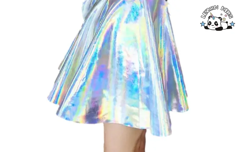 Custom Children Clothing Girls Skirt Laser Metal Skirt For 2-14Years - Product Image