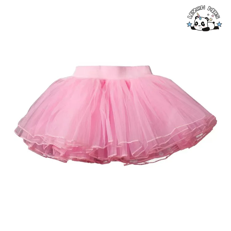 Customizable Factory Direct Price Multi-layer Girl's Boutique Skirt Girl Princess Ballet Dance Tulle Skirts